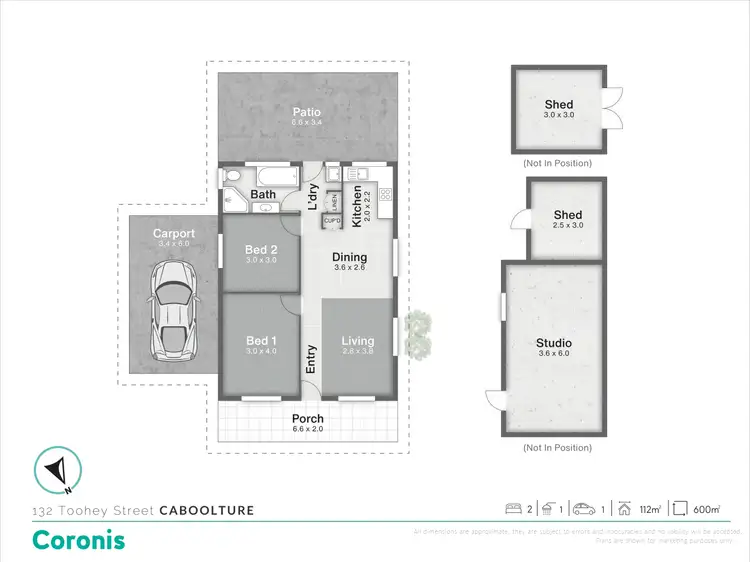 Floorplan of Homely house listing, 132 Toohey Street, Caboolture QLD 4510
