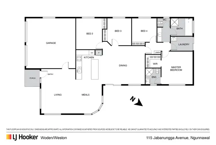 Floorplan of Homely house listing, 115 Jabanungga Avenue, Ngunnawal ACT 2913