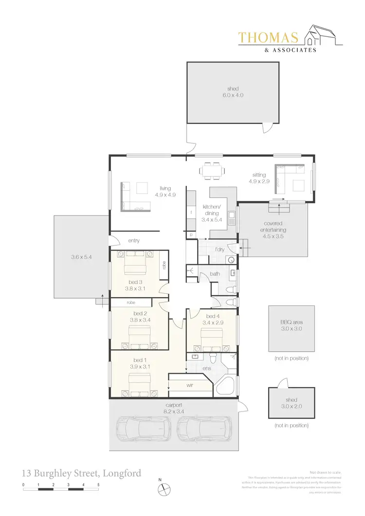 Floorplan of Homely house listing, 13 Burghley Street, Longford TAS 7301