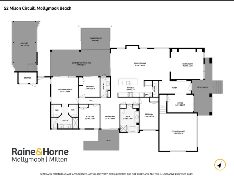 Floorplan of Homely house listing, 52 Mison Circuit, Mollymook Beach NSW 2539