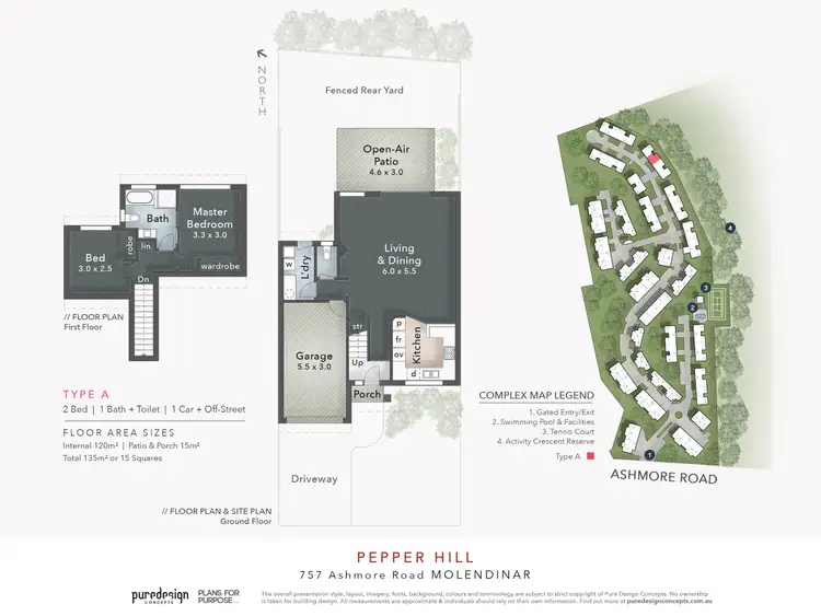 Floorplan of Homely townhouse listing, 84/757 ASHMORE ROAD, Molendinar QLD 4214