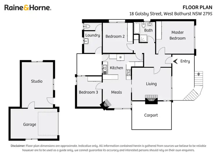 Floorplan of Homely house listing, 18 Golsby Street, West Bathurst NSW 2795