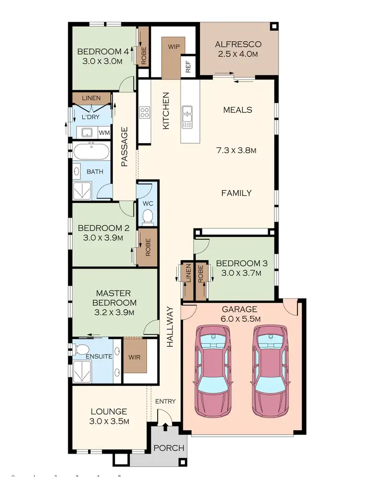 Floorplan of Homely house listing, 70 Slinky Street, Deanside VIC 3336
