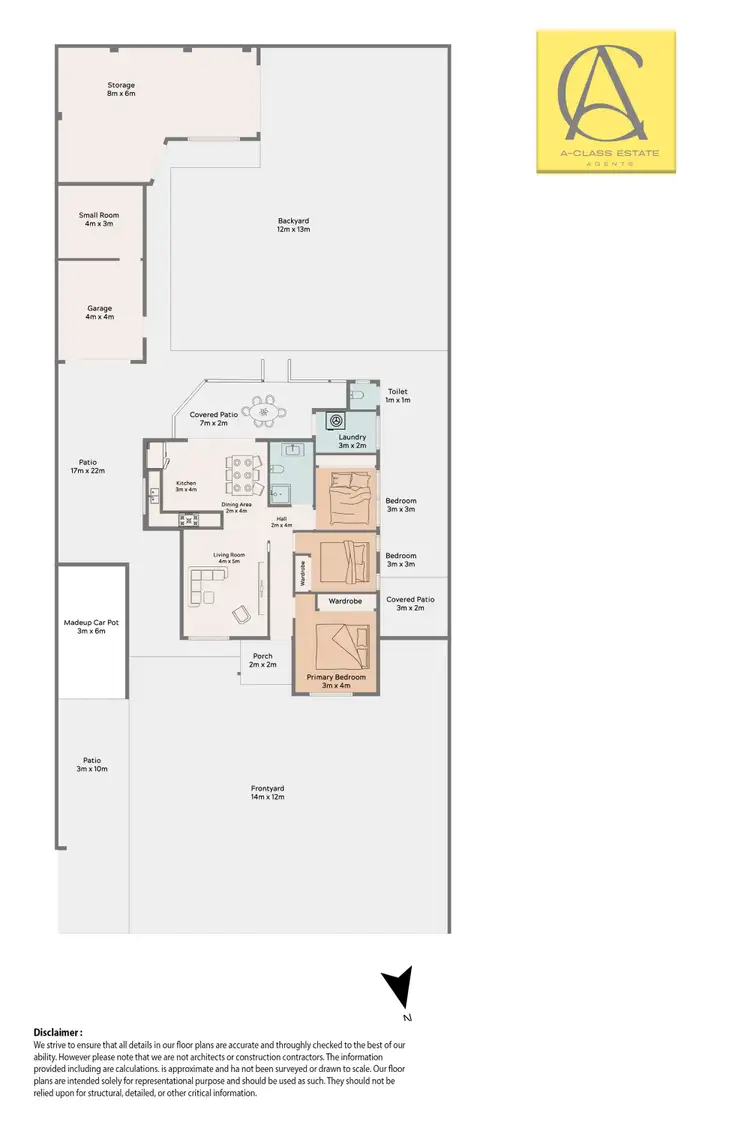 Floorplan of Homely house listing, 22 Kendall Street, Fairfield NSW 2165