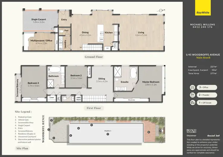 Floorplan of Homely house listing, 1/45 Woodroffe Avenue, Main Beach QLD 4217