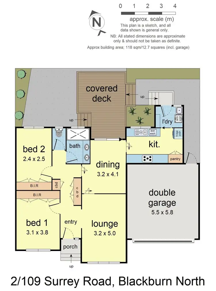 Floorplan of Homely unit listing, 2/109 Surrey Road, Blackburn North VIC 3130