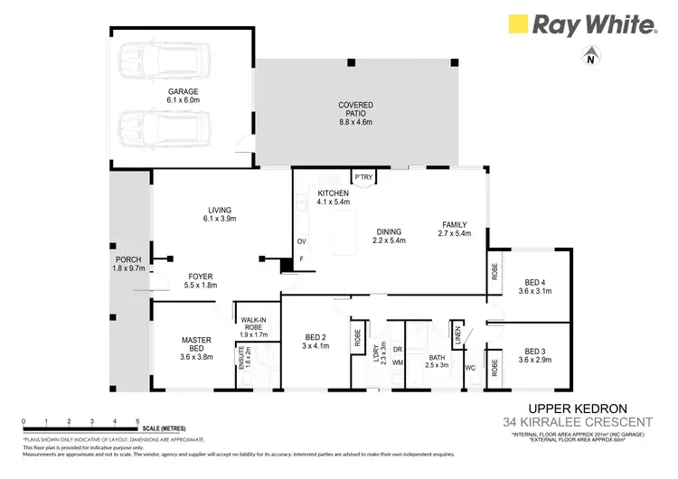 Floorplan of Homely house listing, 34 Kirralee Crescent, Upper Kedron QLD 4055