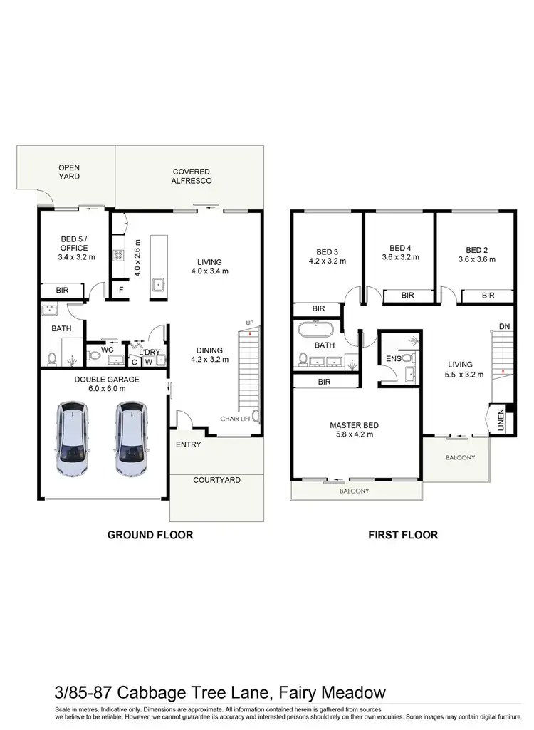 Floorplan of Homely house listing, 3/85-87 Cabbage Tree Lane, Fairy Meadow NSW 2519