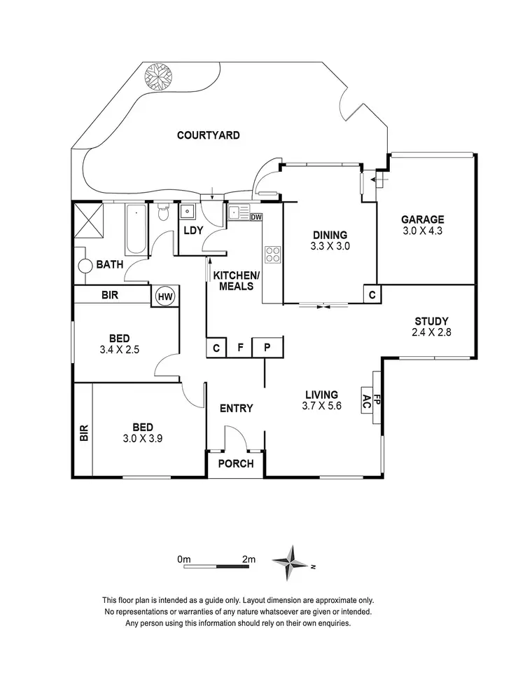 Floorplan of Homely apartment listing, 2/29 Pine Street, Brighton East VIC 3187