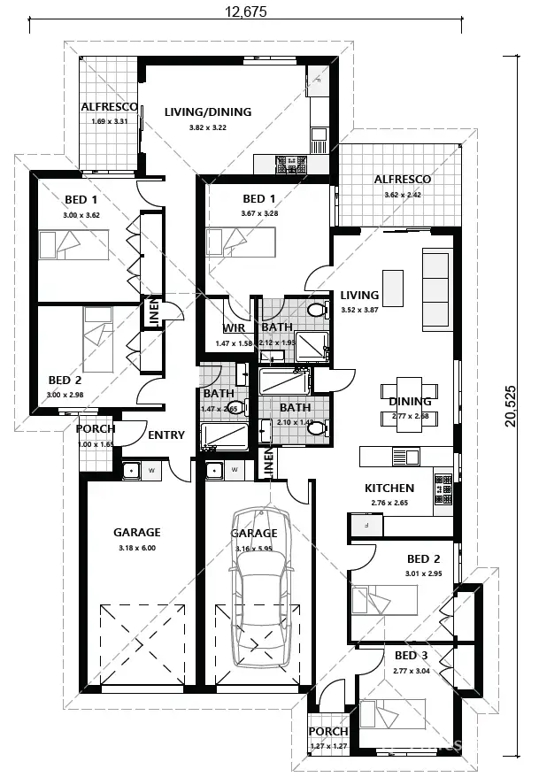 Floorplan of Homely house listing, LOT28 Travellers Way, Tahmoor NSW 2573
