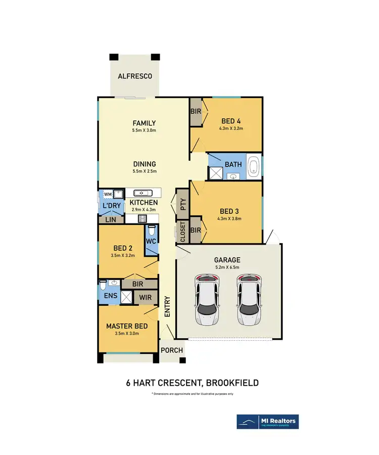 Floorplan of Homely house listing, 6 Hart Crescent, Brookfield VIC 3338