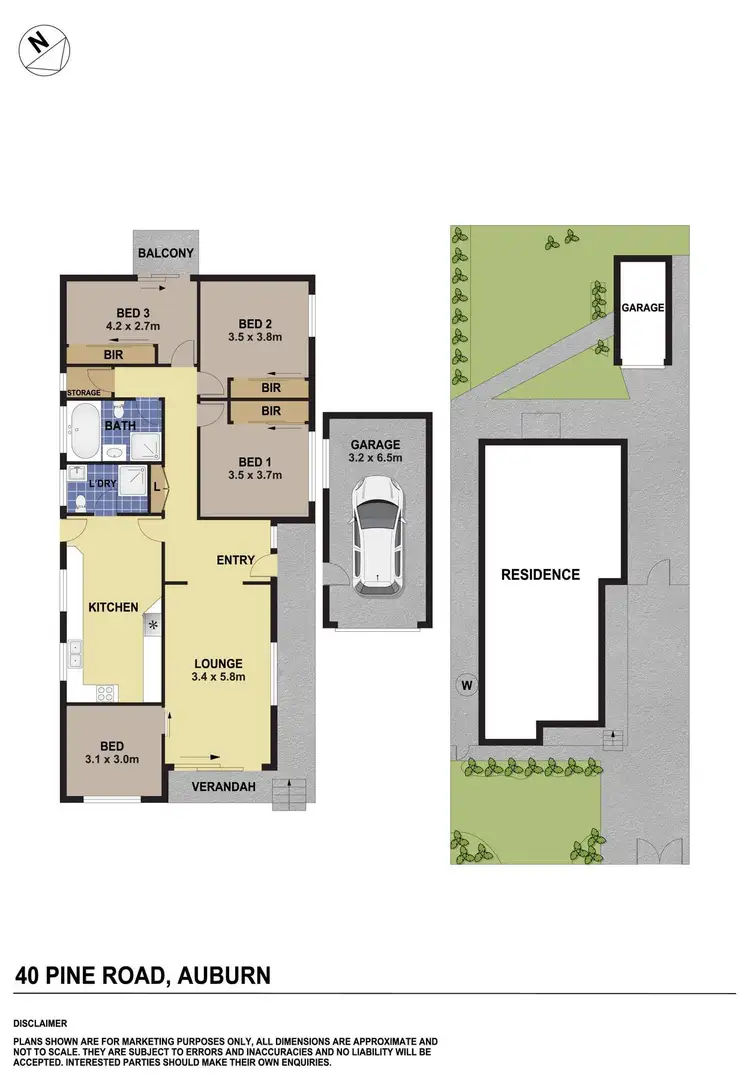 Floorplan of Homely house listing, 40 Pine Road, Auburn NSW 2144