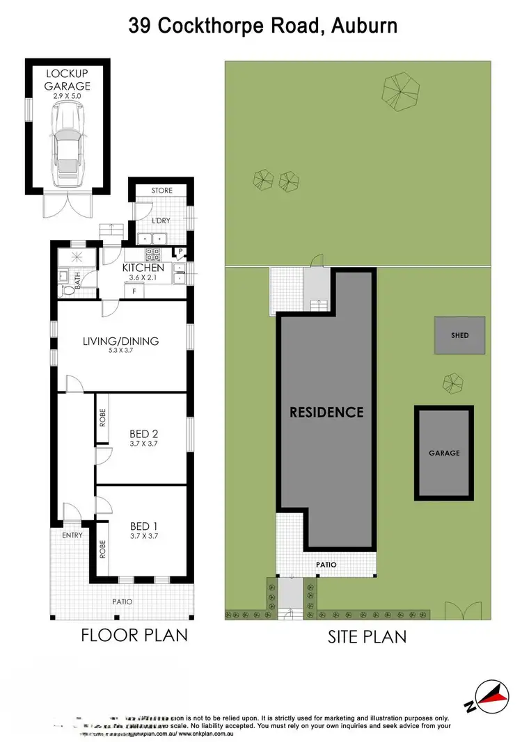 Floorplan of Homely house listing, 39 Cockthorpe Road, Auburn NSW 2144