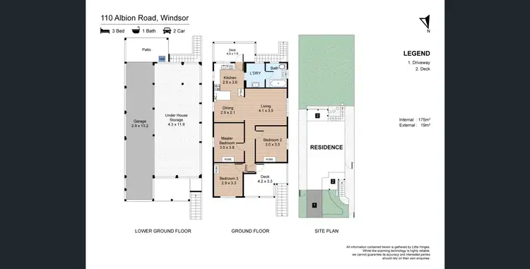 Floorplan of Homely house listing, 110 Albion Road, Windsor QLD 4030
