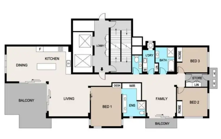 Floorplan of Homely apartment listing, 219/130 Esplanade, Darwin City NT 800