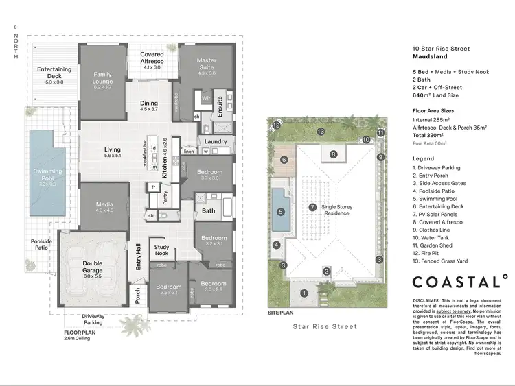 Floorplan of Homely house listing, 10 Star Rise Street, Maudsland QLD 4210