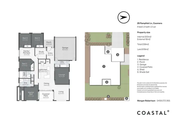 Floorplan of Homely house listing, 28 Pamphlet Lane, Coomera QLD 4209