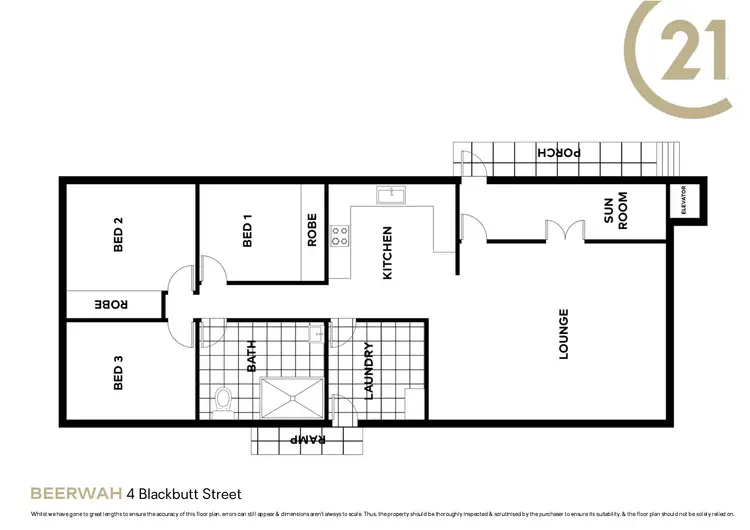 Floorplan of Homely house listing, 4 Blackbutt Street, Beerwah QLD 4519