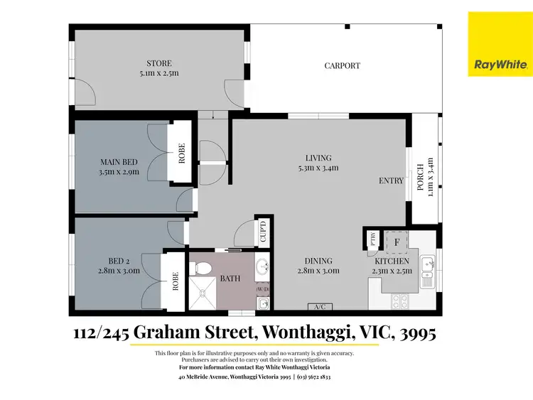 Floorplan of Homely house listing, 112/245 Graham Street, Wonthaggi VIC 3995