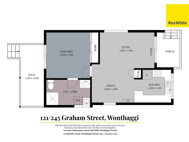 Floorplan of Homely house listing, 121/245 Graham Street, Wonthaggi VIC 3995