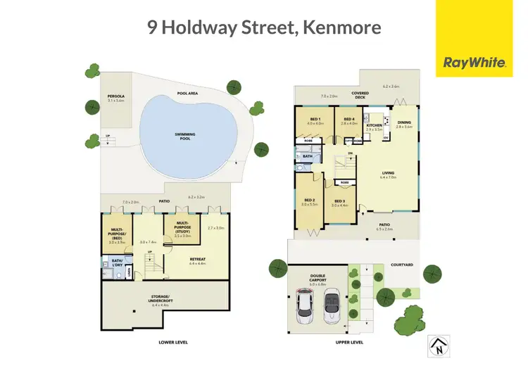 Floorplan of Homely house listing, 9 Holdway Street, Kenmore QLD 4069