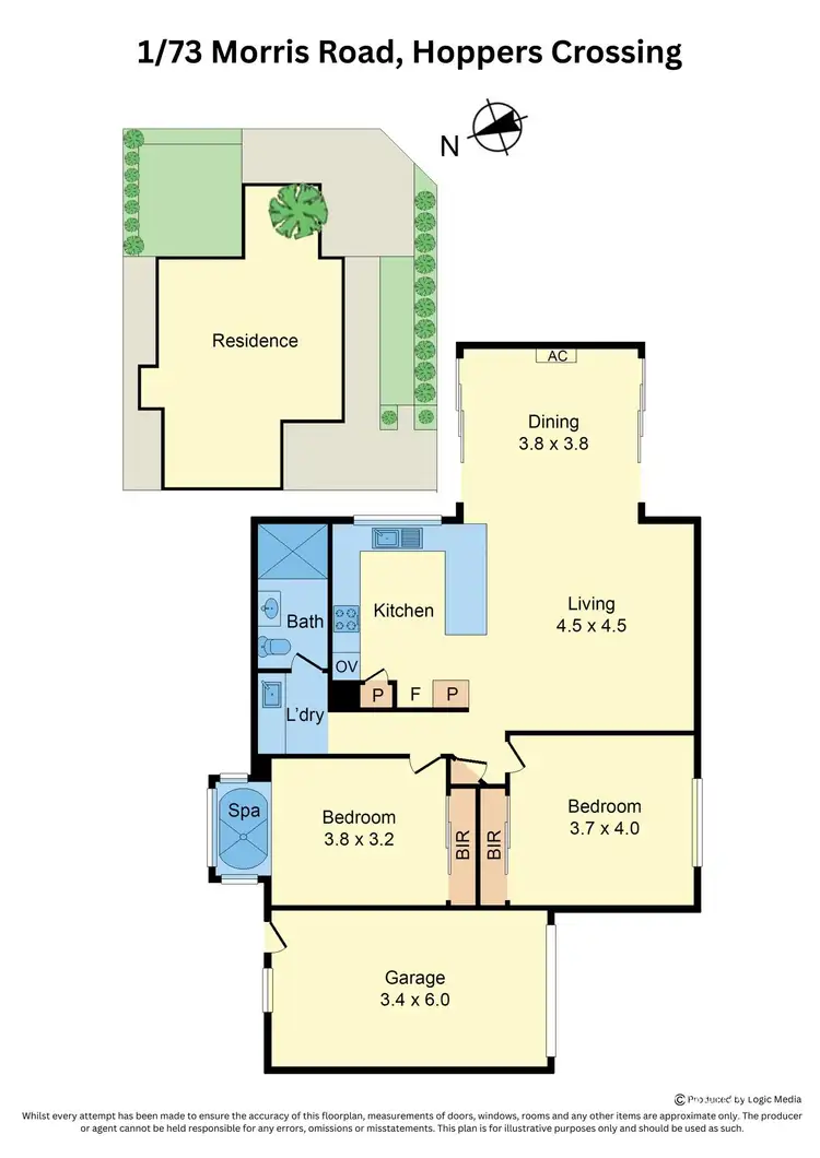 Floorplan of Homely house listing, 1/73 Morris Road, Hoppers Crossing VIC 3029