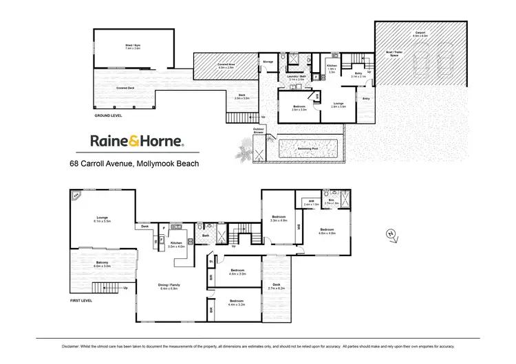 Floorplan of Homely house listing, 68 Carroll Avenue, Mollymook Beach NSW 2539
