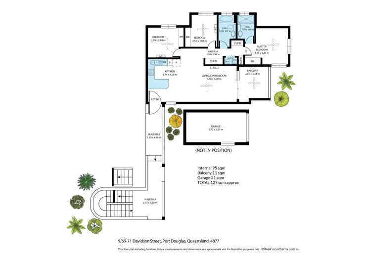 Floorplan of Homely apartment listing, 9/69-71 Davidson Street, Port Douglas QLD 4877
