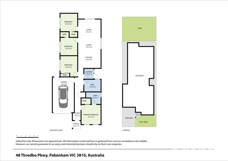 Floorplan of Homely house listing, 48 Thredbo Parkway, Pakenham VIC 3810