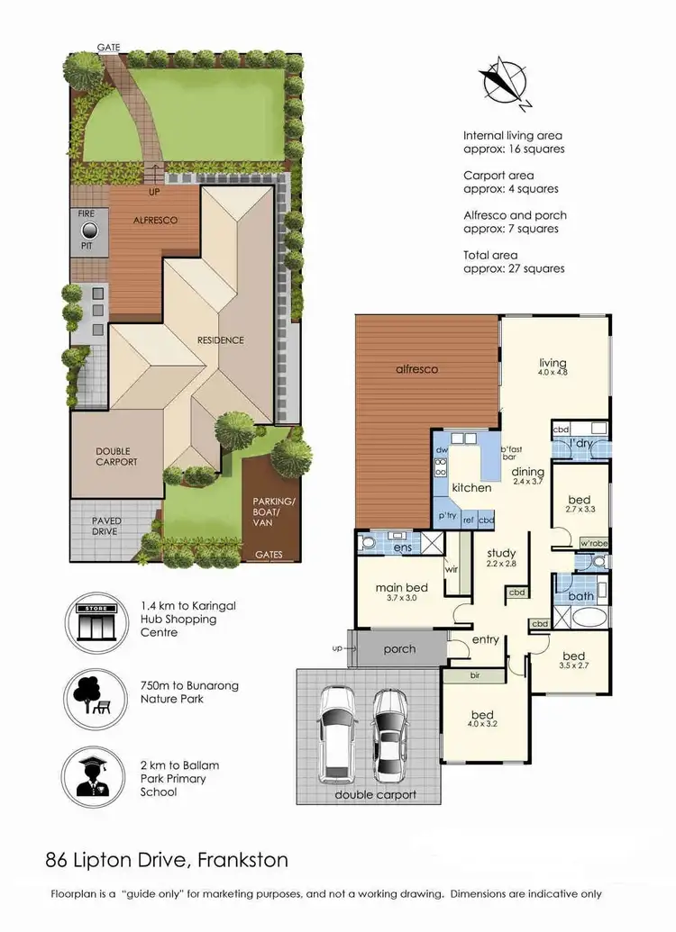Floorplan of Homely house listing, 86 Lipton Drive, Frankston VIC 3199