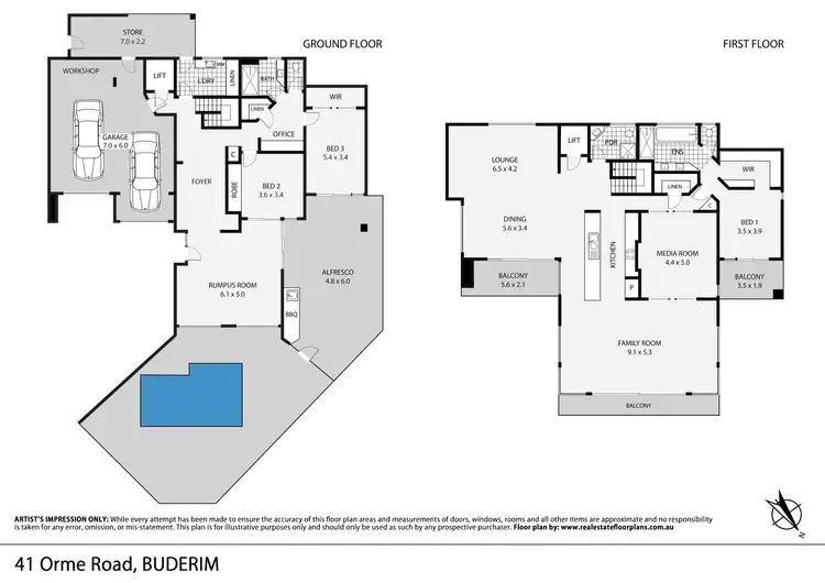 Floorplan of Homely house listing, 41 Orme Road, Buderim QLD 4556