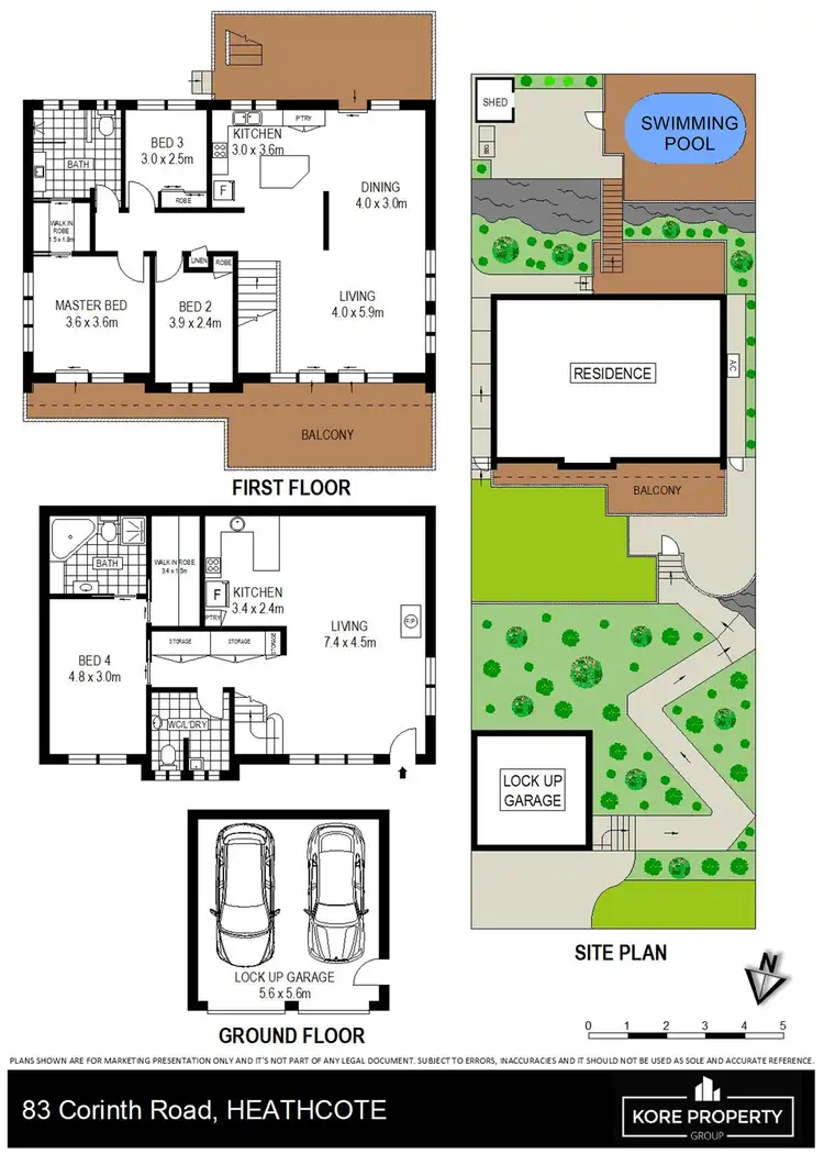 Floorplan of Homely house listing, 83 Corinth Road, Heathcote NSW 2233