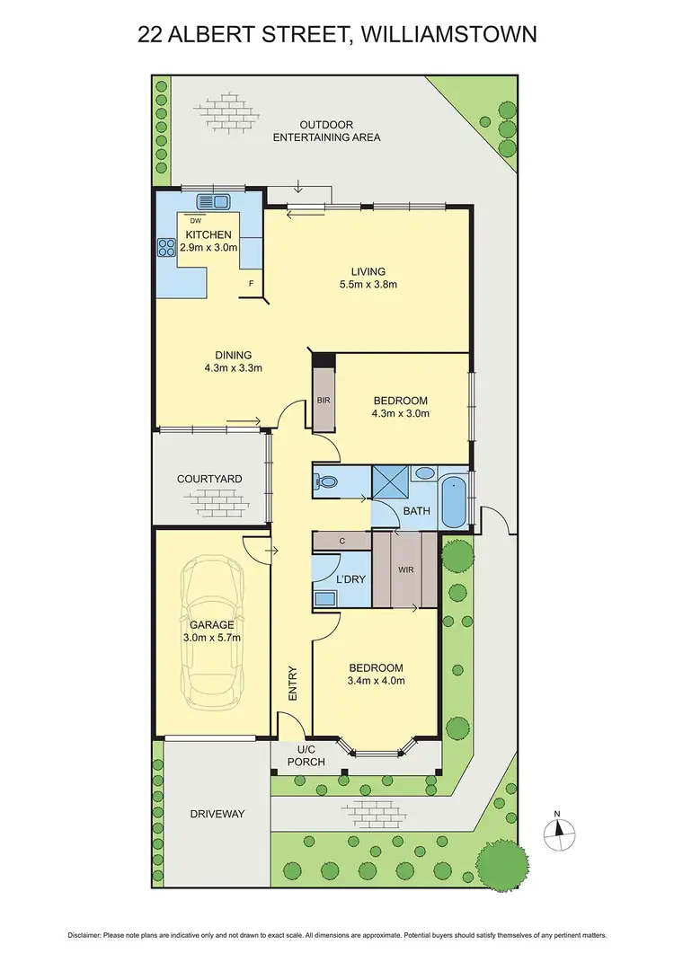 Floorplan of Homely house listing, 22 Albert Street, Williamstown VIC 3016
