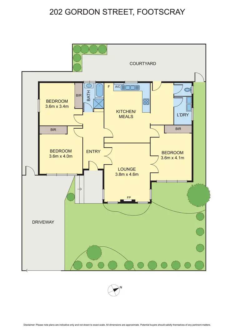 Floorplan of Homely house listing, 202 Gordon Street, Footscray VIC 3011