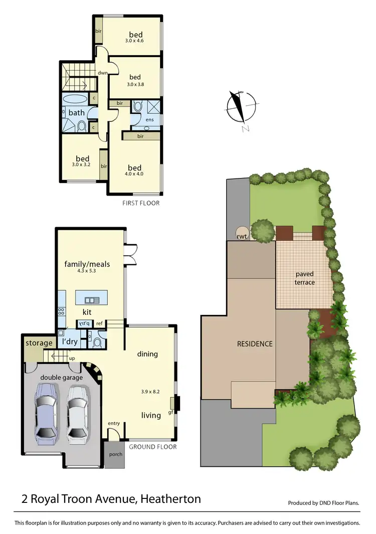 Floorplan of Homely house listing, 2 Royal Troon Avenue, Heatherton VIC 3202