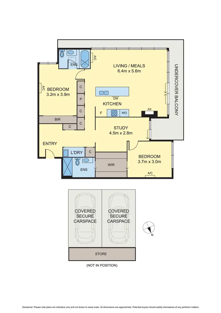 Floorplan of Homely apartment listing, 509/47 Nelson Place, Williamstown VIC 3016