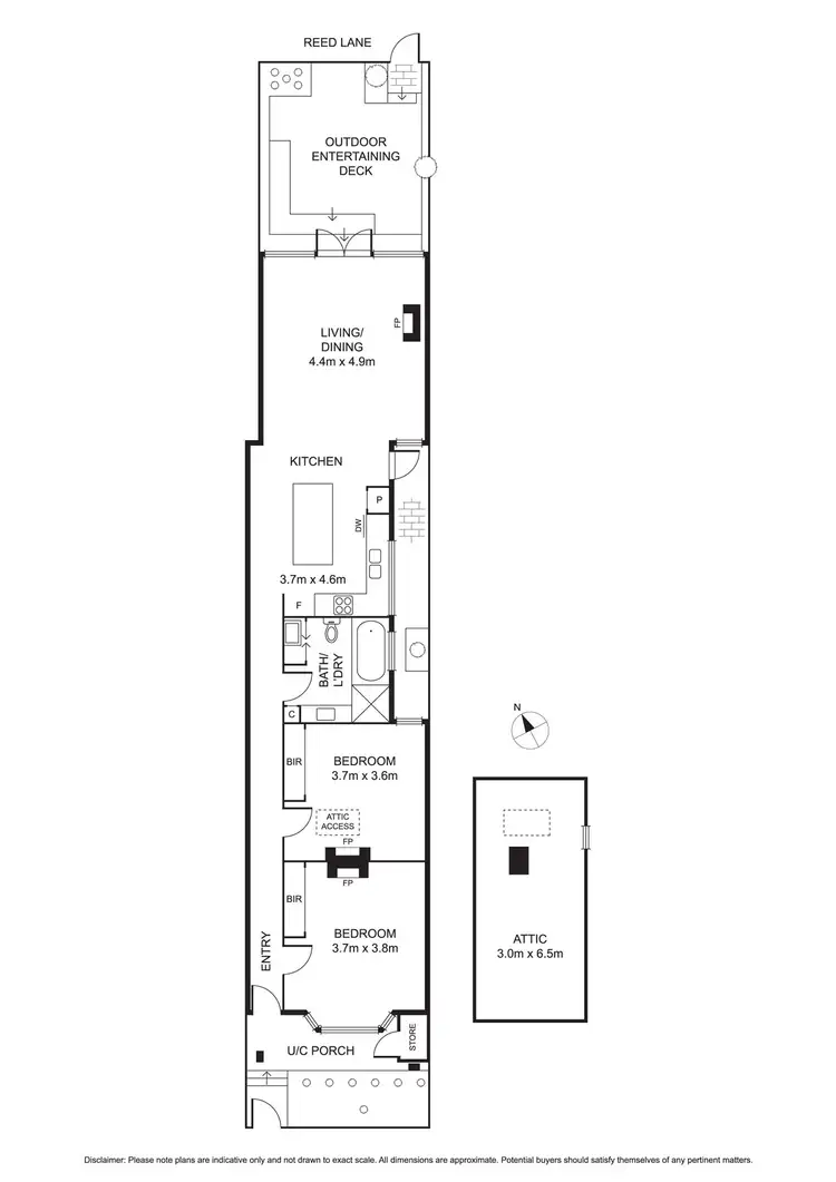Floorplan of Homely house listing, 35 Reed Street, Albert Park VIC 3206