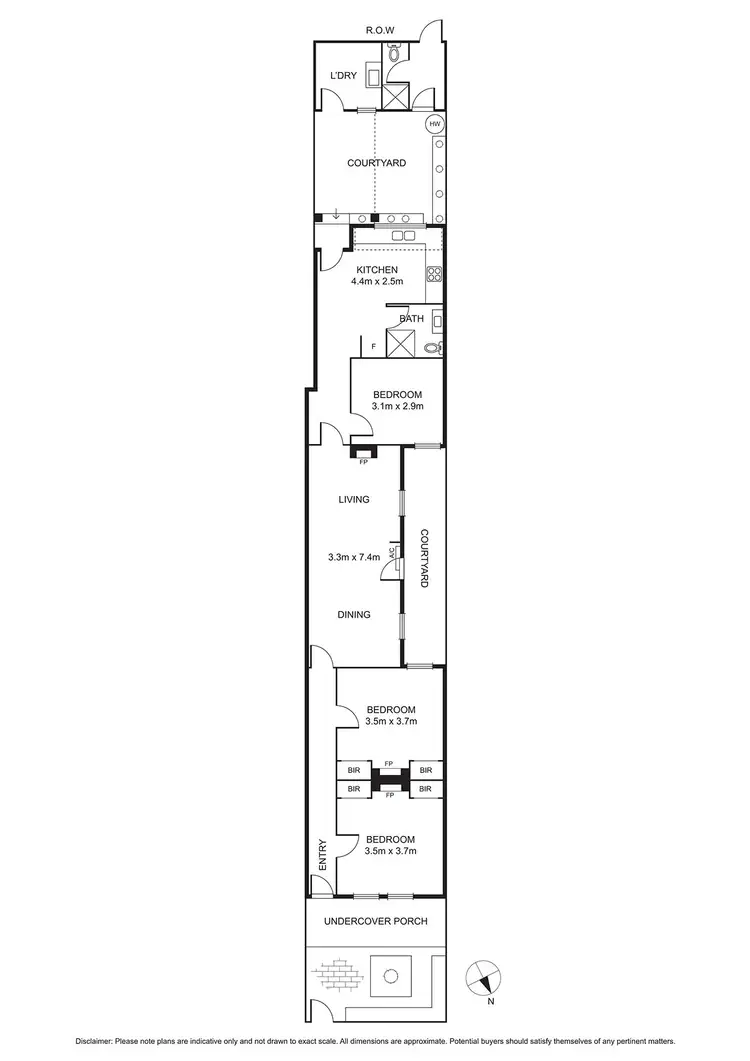Floorplan of Homely house listing, 18 Herbert Street, Albert Park VIC 3206