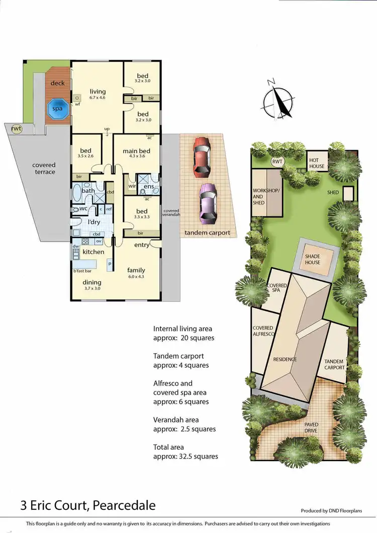 Floorplan of Homely house listing, 3 Eric Court, Pearcedale VIC 3912