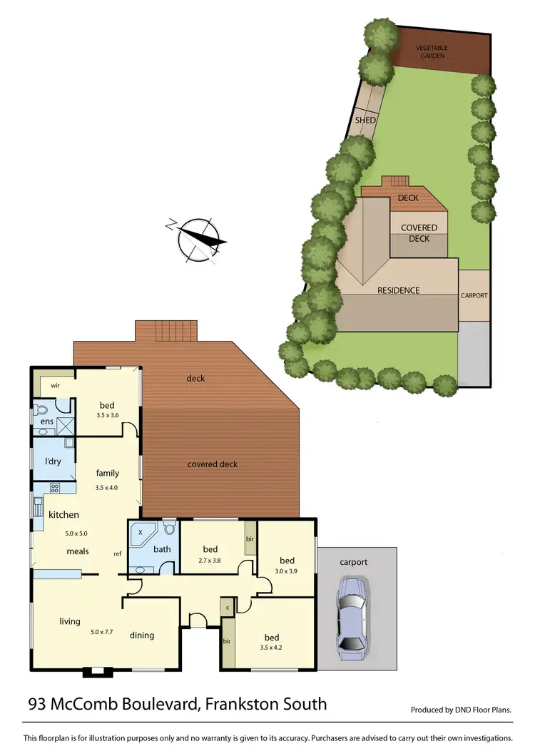 Floorplan of Homely house listing, 93 McComb Boulevard, Frankston South VIC 3199