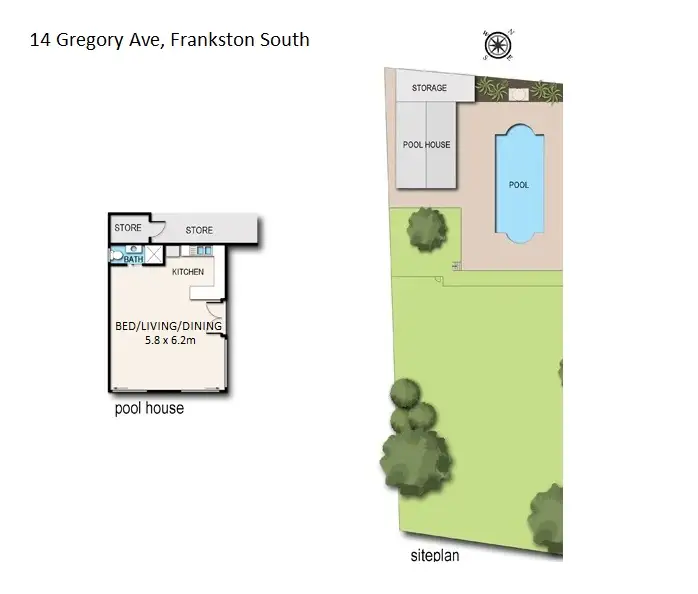 Floorplan of Homely land listing, 14 Gregory Avenue, Frankston South VIC 3199