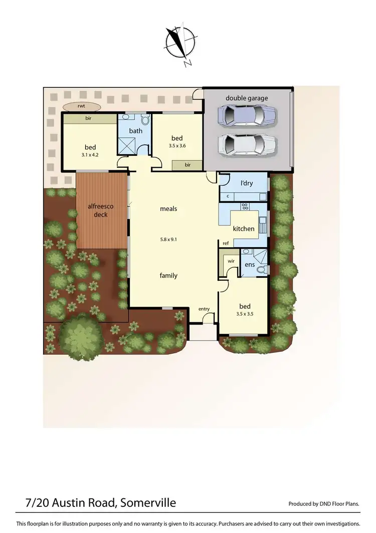 Floorplan of Homely house listing, 7/20 Austin Road, Somerville VIC 3912