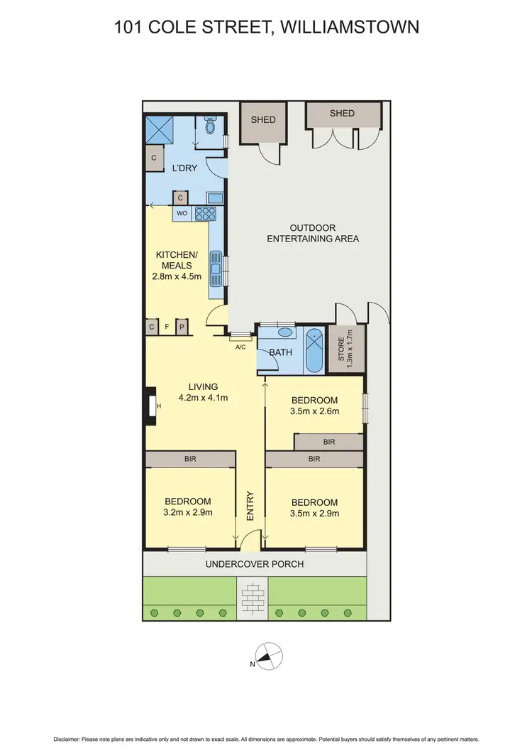 Floorplan of Homely house listing, 101 Cole Street, Williamstown VIC 3016