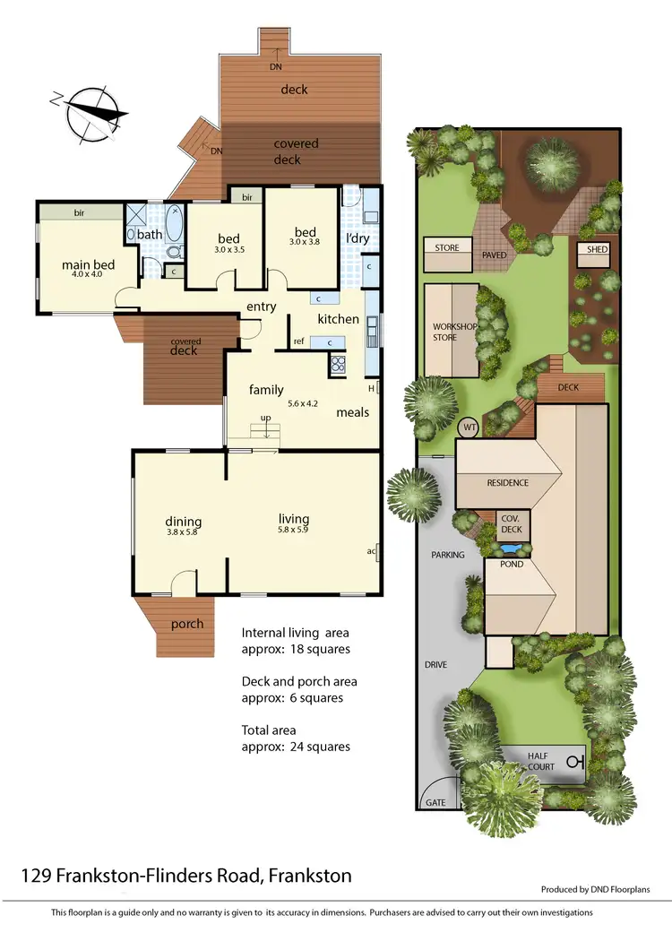 Floorplan of Homely house listing, 129 Frankston Flinders Road, Frankston VIC 3199