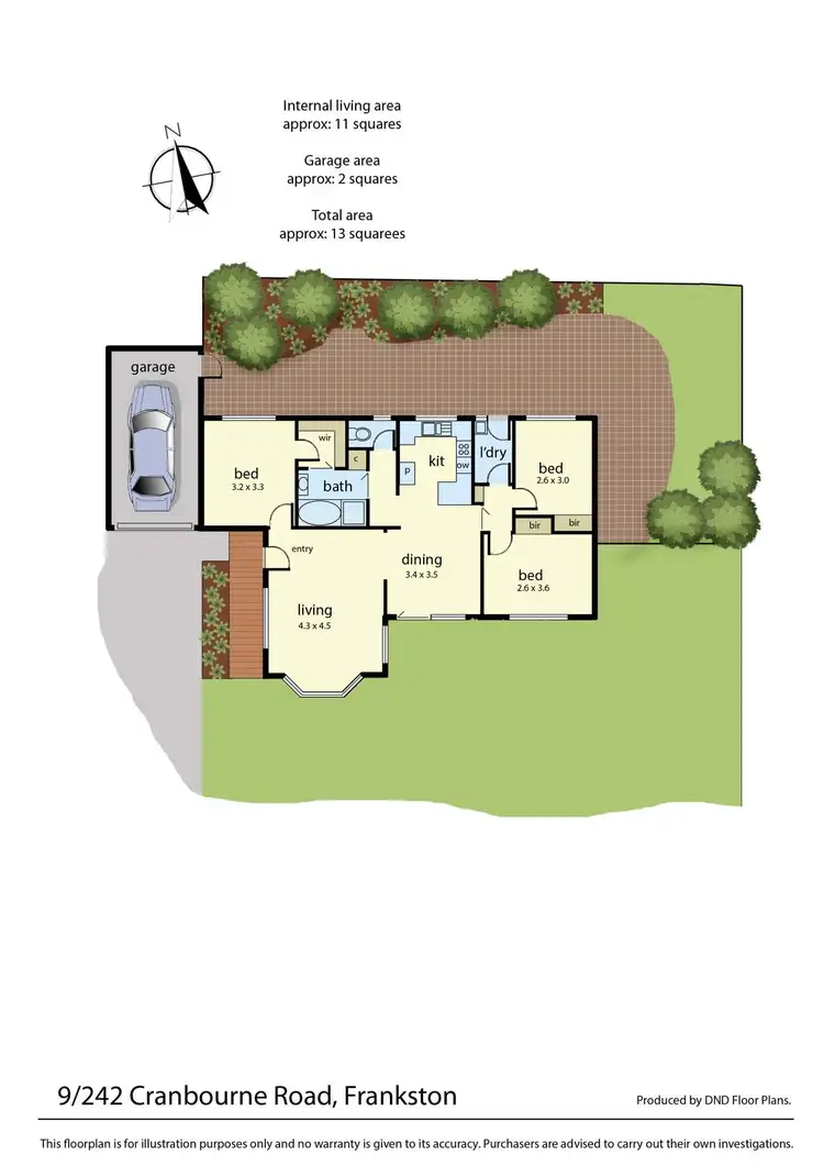 Floorplan of Homely unit listing, 9/242 Cranbourne Road, Frankston VIC 3199