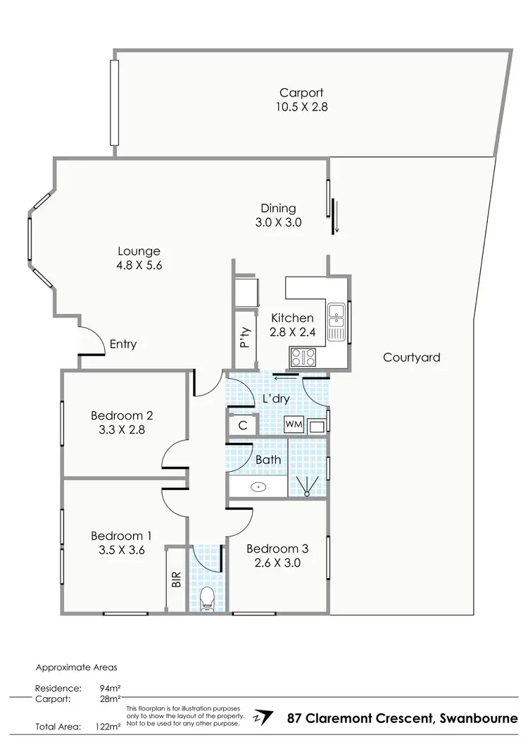 Floorplan of Homely house listing, 87 Claremont Crescent, Swanbourne WA 6010