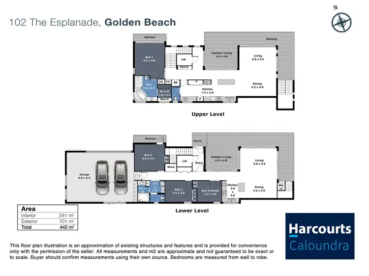 Floorplan of Homely house listing, 102 Esplanade, Golden Beach QLD 4551