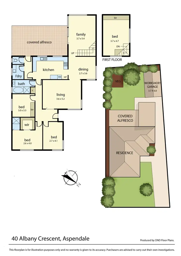 Floorplan of Homely house listing, 40 Albany Crescent, Aspendale VIC 3195