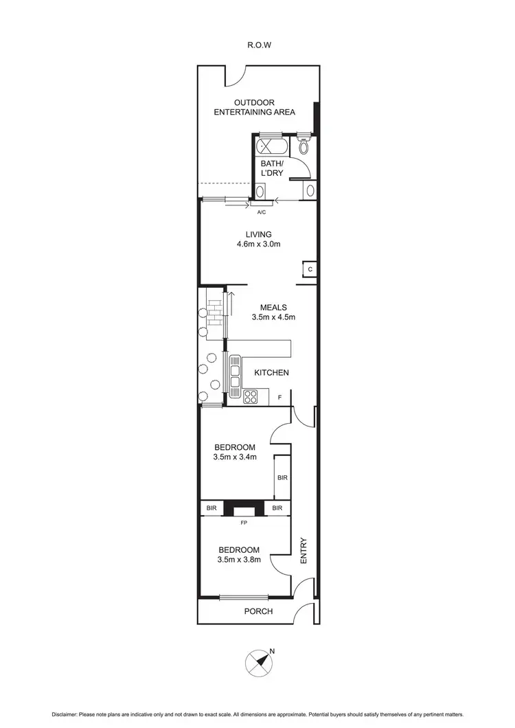 Floorplan of Homely house listing, 152 Cobden Street, South Melbourne VIC 3205