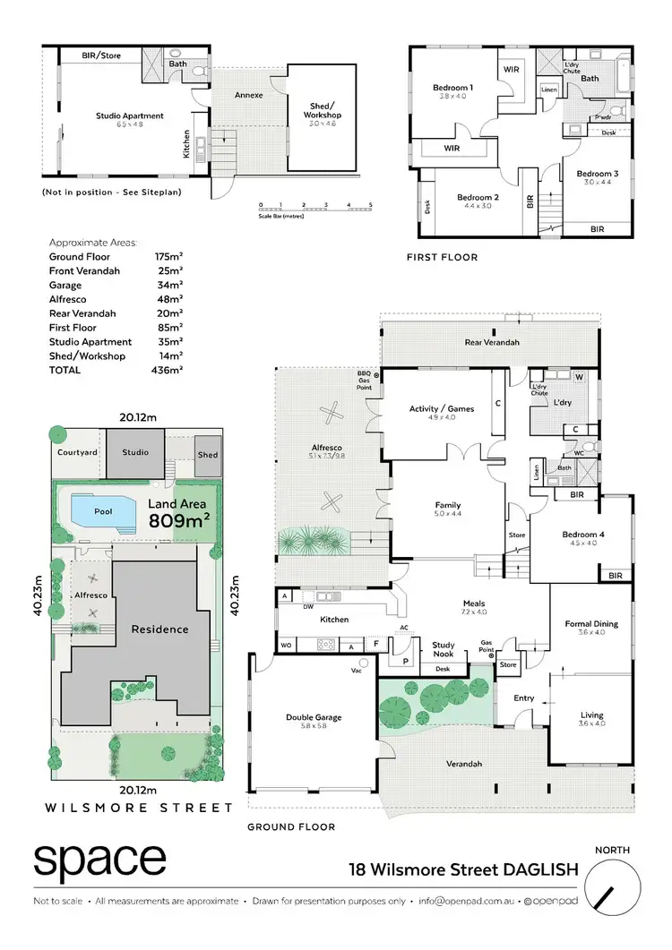 Floorplan of Homely house listing, 18 Wilsmore Street, Daglish WA 6008